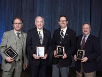 47 Awards Luncheon  WM2016 Fellow Award Winners - from left to right: Claudio Pescatore, George Dials, Tom Brouns and Mark Lewis