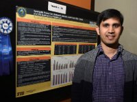 90 Best in Track 7  "TRACK 7 POSTER WINNER: ENVIRONMENTAL REMEDIATION - #16524, ""Synergetic Interactions between Uranium, Humic Acid, Silica Colloids and SRS Sediments at Variable pH"", Authors: Ravi Krishna Prasanth Gudavalli (pictured), Christian Pino, Yelena Katsenovich, Applied Research Center-FIU, Miles Denham, Savannah River National Laboratory "