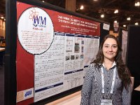 100 BiancaGERALDO-1  Student Poster: "Radiochemical Method for Characterization of the Filter Cartridges from the IEA-R1 Reactor", Bianca Geraldo (pictured),  Nuclear and Energy ResearchInstitute - IPEN/CNEN-SP (Brazil); Marcos Goes Maciel, Instituto de Pesquisas Energéticas e Nucleares - IPEN-CNEN/SP;  Roberto Vicente, Júlio Takehiro Marumo, Robson de Jesus Ferreira, Marcelo Francis Máduar, Nuclear and Energy Research Institute