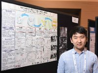103 WeiDING  Student Poster: "Synthesis and Characterisation of Calcium Uranate Particles via an Aqueous Route",  Wei Ding (picutred), Bruce Hanson, Ian T. Burke, University of Leeds