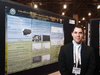 105 HansellGonzalezRAYMAT  Student Poster: " Study of an Unrefined Humate Solution as a Possible Remediation Method for Groundwater Contamination at SRS", Hansell Gonzalez Raymat (pictured), Yelena Katsenovich, Leonel Lagos, Applied Research Center - FIU