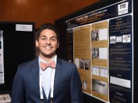 113 AnthonyFERNANDEZ-1  Student Poster: "Nonmetallic Materials Testing for Hanford's HLW Transfer System", Anthony Fernandez (pictured), Amer Awwad, Dwayne McDaniel, John Conley, Applied Research Center - FIU