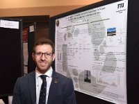 97 YoelROTTERMAN  Student Poster: "Green & Sustainable Remediation Analysis of a Packed Tower Air Stripper Used to Remediate Grondwater Contaminated with CVOCs",  Yoel Rotterman (pictured), US DOE; David Roelant, Applied Research Center-FIU; Ralph Nichols, Savannah River National Laboratory