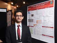 99 AmbarDESHKAR-1  "Student Poster: ""Crystallization Behavior of Nepheline(Na2O•Al2O3•2SiO2) Based Glasses Designed in Na2O – CaO – Al2O3 – SiO2 System"", Ambar Deshkar (pictured), Ashutosh Goel, Rutgers University; Scott Southern, Libor Kobera, David Bryce, University of Ottawa (Canada); John McCloy, Jose Marcial, Washington State University"