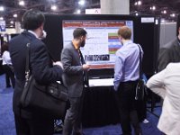 24 Student Reception  Student Poster Presenter with Attendees