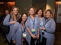 76 WoWM  Fluor wearing lavender in support of cancer awareness